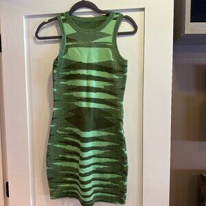 Knitted Green Body-con Dress
